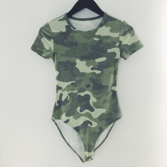 Urban Outfitters Tops - UO camo print bodysuit size S